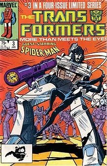 transformers spider-man